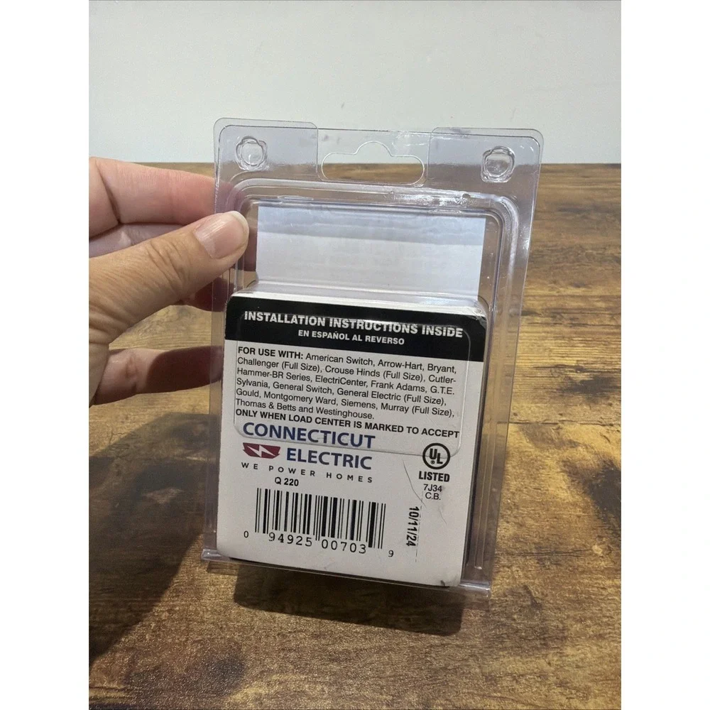 Connecticut ICBQ-2020 Interchangeable Circuit Breaker, 20 Amp double breaker